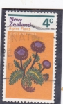 Sellos de Oceania - Nueva Zelanda -  planta