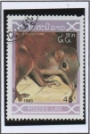 Stamps Laos -  Tupaia Glis
