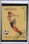 Sellos de Asia - Laos -  Campeonato mundial d' Futbol Estados Unidos