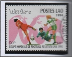 Sellos de Asia - Laos -  Campeonato mundial d' Futbol Estados Unidos