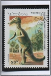 Stamps Laos -  Dinosaurios: Racodont
