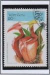 Stamps Laos -  Plantas Carnívoras, Nepenthes villosa