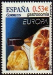 Stamps : Europe : Spain :  ESPAÑA 2005 4159 Sello Nuevo Gastronomia. Jamón Michel4041