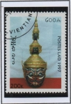 Stamps Laos -  Mascaras