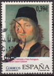Stamps : Europe : Spain :  ESPAÑA 2007 4357 Sello Pintura Española Autorretrato de Pedro Berruguete Fundación Lazaro Galdiano U