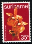 Stamps Suriname -  serie- Orquídeas