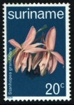 Sellos de America - Surinam -  serie- Orquídeas