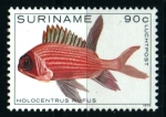 Stamps Suriname -  serie- Peces