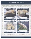 Stamps Djibouti -  OSOS POLARES