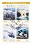Stamps Central African Republic -  EL CALENTAMIENTO CLIMÁTICO