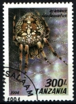 Stamps Tanzania -  serie- Aracnidos