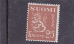 Stamps Finland -  león rampante