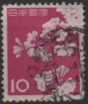 Sellos de Asia - Japn -  Flores d' Cerezo