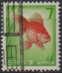 Stamps Japan -  Peceito rojo