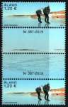 Stamps Finland -  Patinaje nórdico