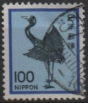 Stamps Japan -  Grulla d' plata