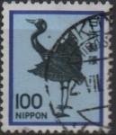 Stamps Japan -  Grulla d' plata