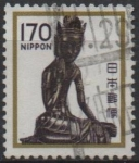 Stamps Japan -  Maitreya, Templo Horuji
