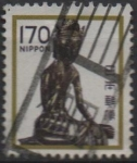 Stamps Japan -  Maitreya, Templo Horuji
