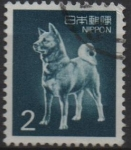 Stamps Japan -  Perro de Akita