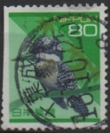 Stamps Japan -  Martín pescador