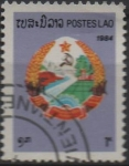 Stamps Laos -  Dia Nacional , Armas