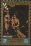 Stamps : Asia : Laos :  Pinturas por Correggio, Virgen y niño