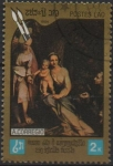 Stamps Laos -  Pinturas por Correggio, Virgen y niño
