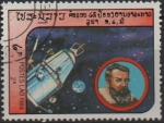 Stamps : Asia : Laos :  Exploración Espacial: Sputnik 2  Kepler