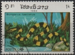  de Asia - Laos -  Reptiles, Bungarus Fasciatus
