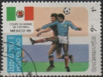 Stamps : Asia : Laos :  Copa mundial d