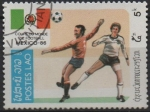 Stamps Laos -  Copa mundial d' Mexico