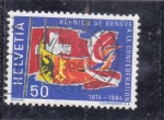 Stamps Switzerland -  150 aniversario reunión de Ginebra a la Confederación