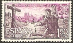 Stamps : Europe : Spain :  2064 - Año Santo Compostelano, peregrino ante santiago