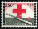 Stamps Belgium -  serie- Centenario Cruz Roja