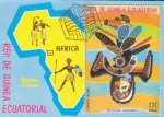 Sellos de Africa - Guinea Ecuatorial -  MASCARAS AFRICANAS