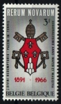 Stamps Belgium -  serie- Rerum Novarun- 75 aniv.