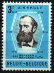 Stamps Belgium -  En memoria de A. Kekule