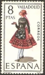 Stamps Spain -  2015 - Traje típico de Valladolid