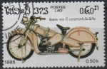 Stamps : Asia : Laos :  Motorcycle, Cent.