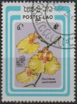 Stamps Laos -  Oncidium