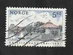Stamps : Europe : Norway :  1022 - 350 Anivº de la ciudad de Kristiansand