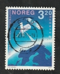 Sellos de Europa - Noruega -  1019 - Europa en el Espacio, estación Tromso
