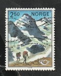 Sellos de Europa - Noruega -  837 - Paisaje de montaña