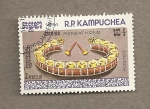 Stamps Cambodia -  Instrumentos musicales