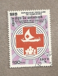 Stamps Cambodia -  5 Aniversario Liberación