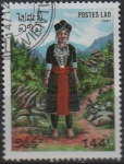 Stamps Laos -  Trajes Regionales, Montaña