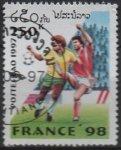 Stamps Asia - Laos -  Copa mundial d' Fútbol Francia
