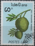 Stamps Asia - Laos -  Annona sguamosa