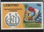 Stamps Africa - Lesotho -  Conferencia Internacional d' l' Nutricion